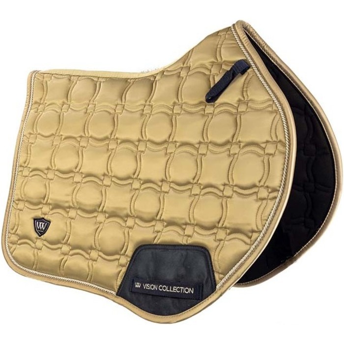 Woof Wear Vision Close Contact Saddle Pad - Champagne